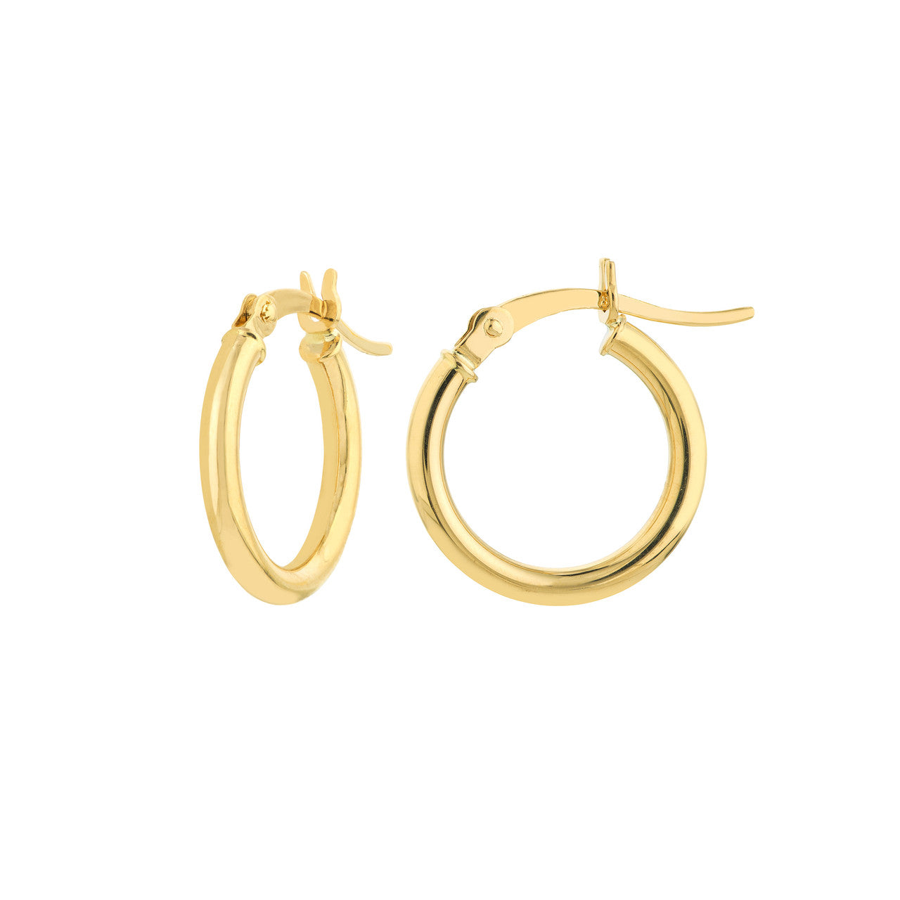 14K Gold Small Huggie Earrings