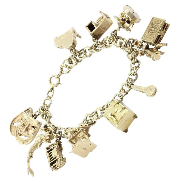 Charms Bracelet Gold / 12