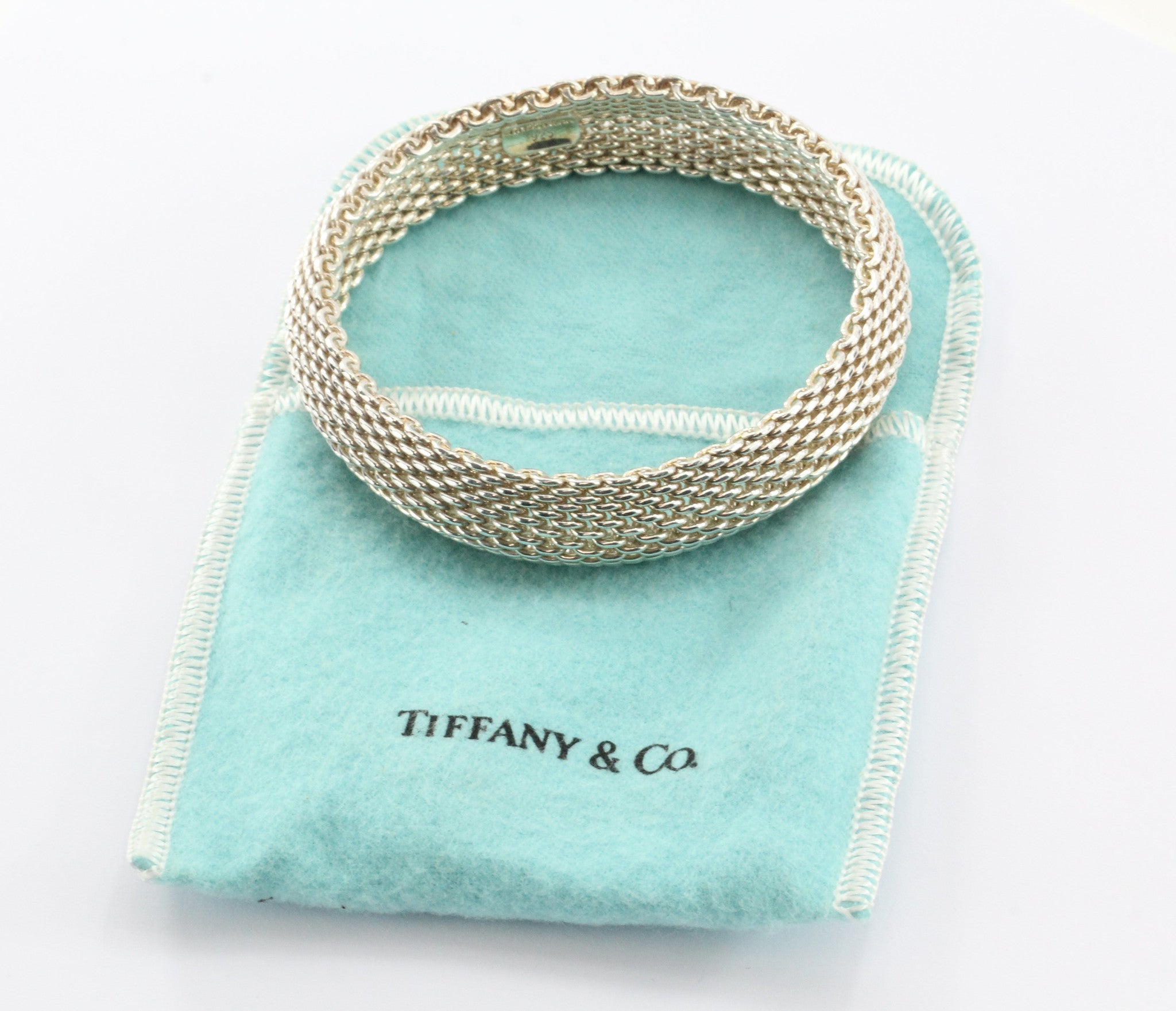 Tiffany & Co Mesh Circle Necklace