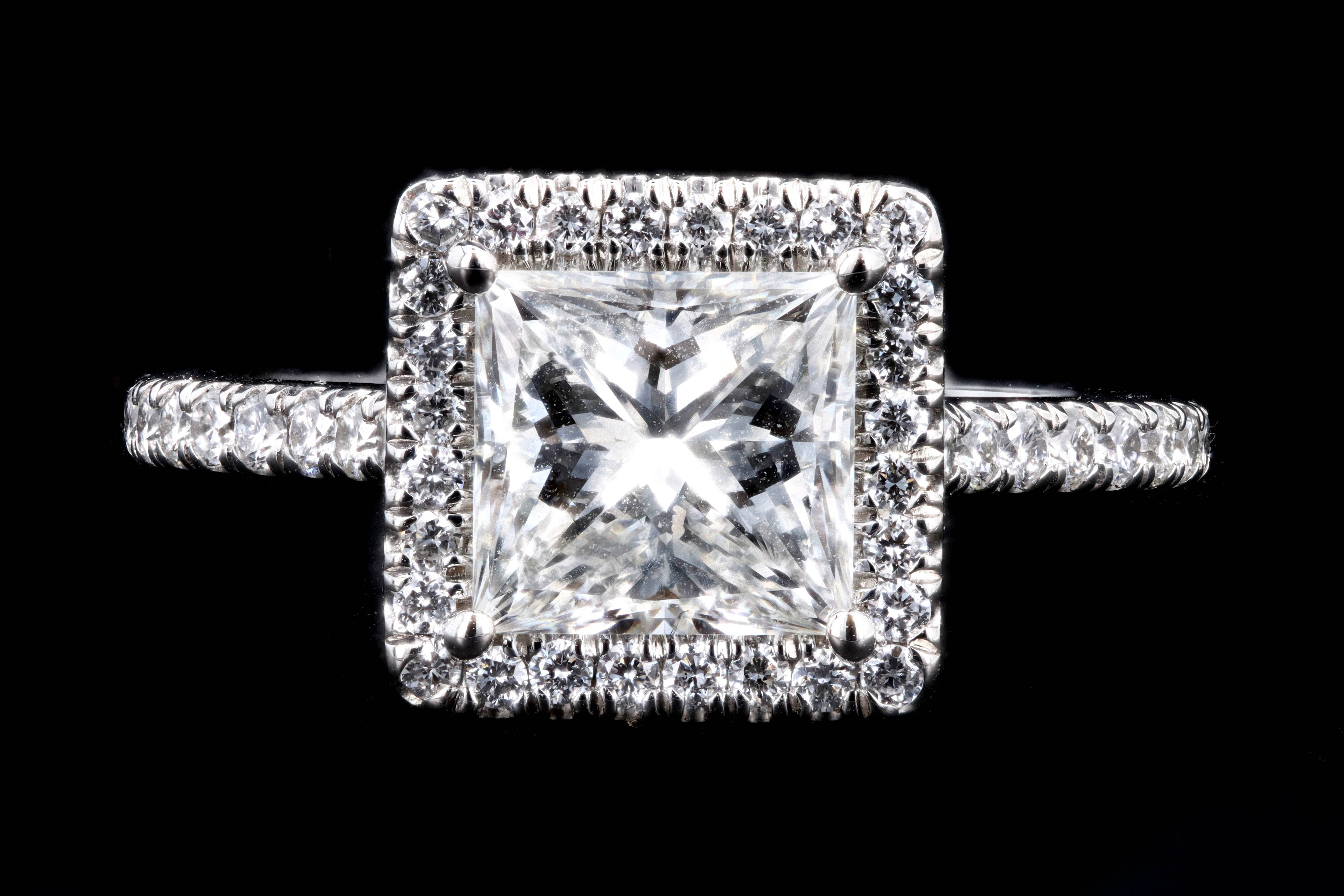 Bridge princess cut diamond engagment ring setting 2.00 carats set in  platinum,Cheap Diamond Engagement Rings, Buy Cheap Diamond jewelry, Diamond  Engagement Rings, Buy engaged rings online, Fine jewelry, best rings,engaged  ring, diamonds