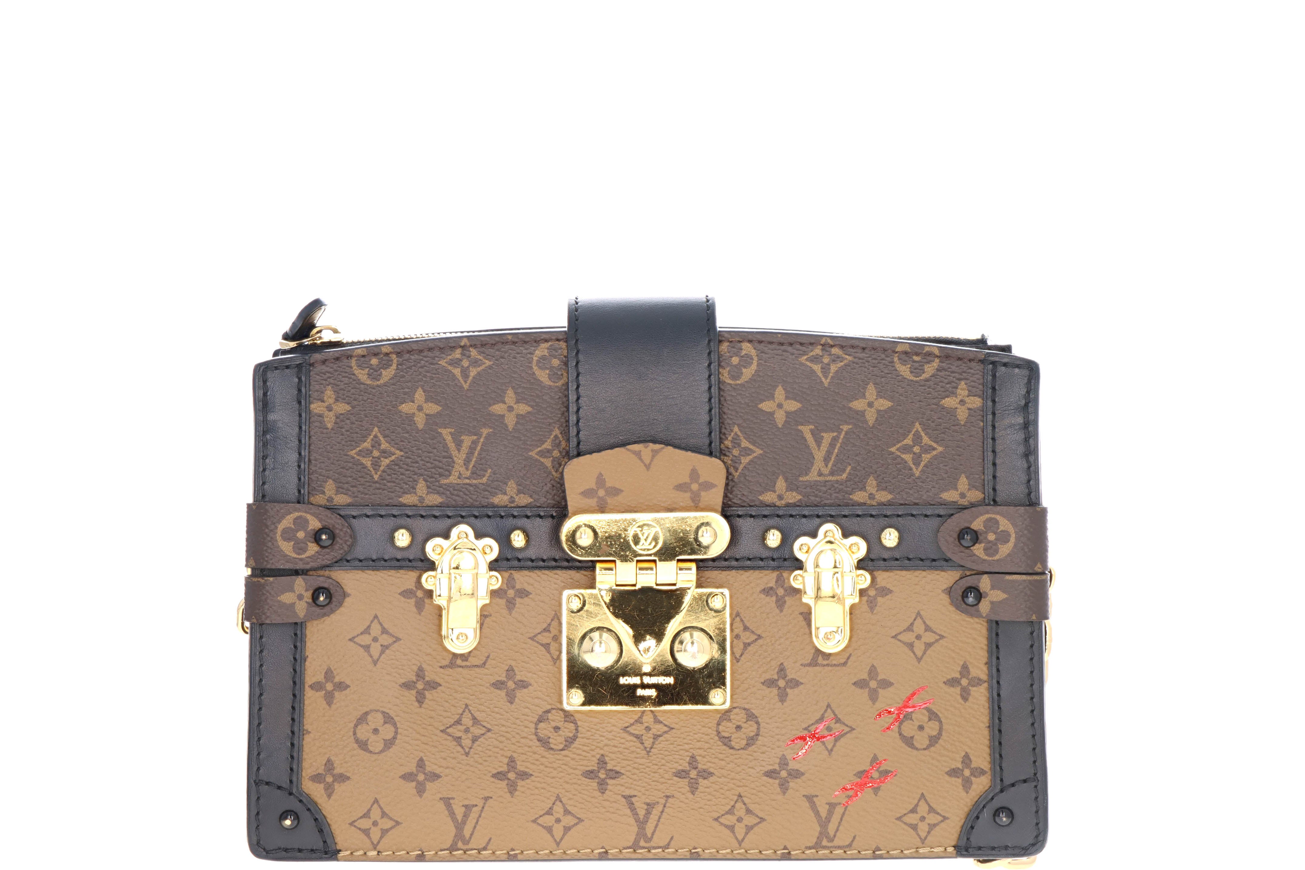 Louis Vuitton, Bags, Louis Vuitton Trunk Clutch Reverse Monogram