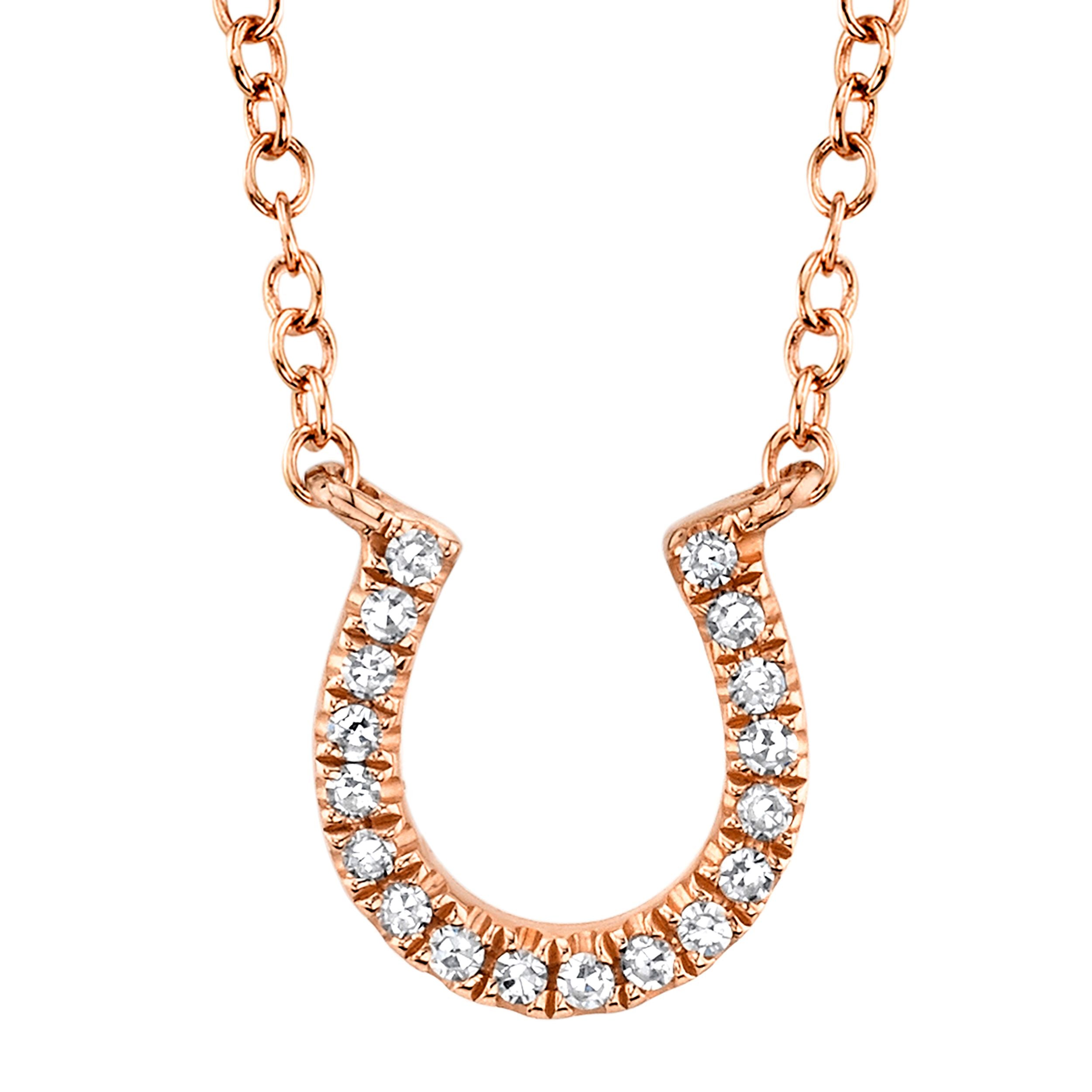 Tiffany horseshoe necklace 2025 rose gold