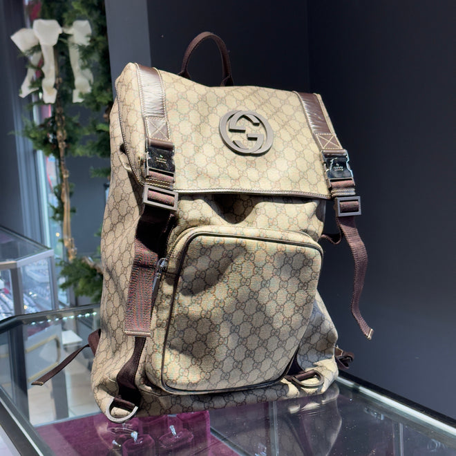 Gucci GG Supreme Canvas Backpack - Queen May