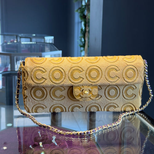 Chanel Coco Ponyhair East to West Flap Bag - Queen May