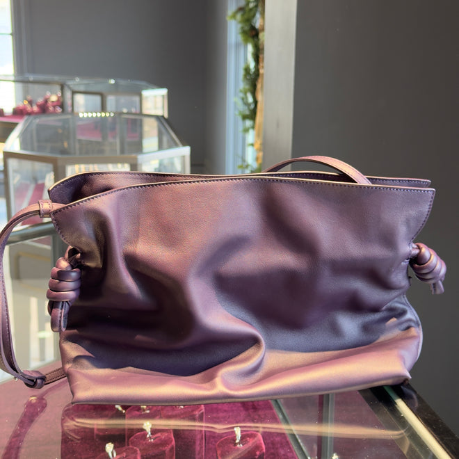 Loewe Purple Flamenco Bag - Queen May