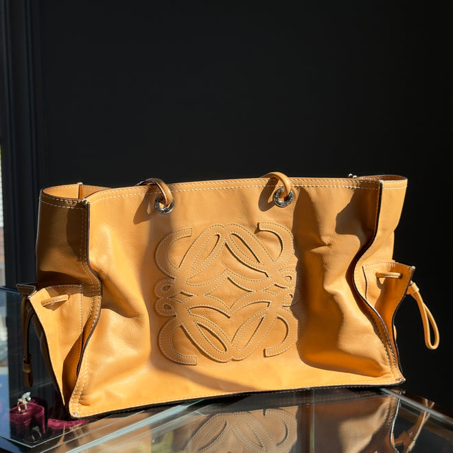 Loewe Double Sided Anagram Logo Tote - Queen May