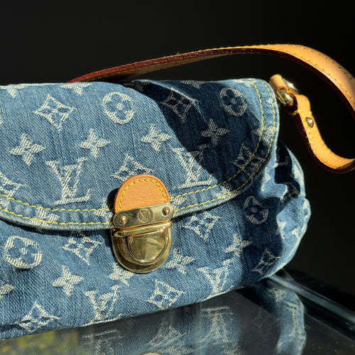 Louis Vuitton Denim Pleaty - Queen May