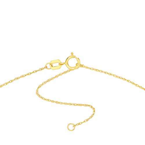 14K Yellow Gold ''Mama'' Bear Pendant Necklace - Queen May