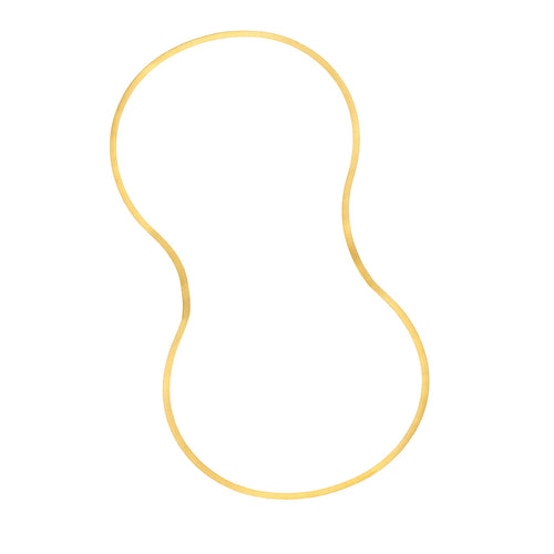 14K Yellow Gold 2.7mm Herringbone Chain Necklace - Queen May