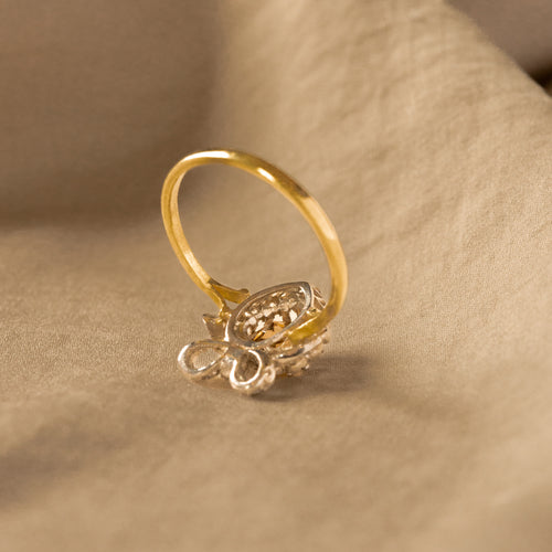 1 Carat Heart Shape Fancy Intense Yellowish Brown Diamond Ring - Queen May