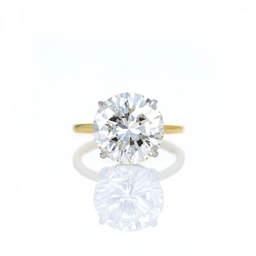 7.5 Carat Round Brilliant Diamond Solitaire Engagement Ring - Queen May