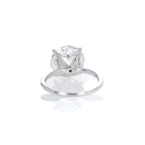 5.30 Carat Round Brilliant Diamond Solitaire Engagement Ring - Queen May