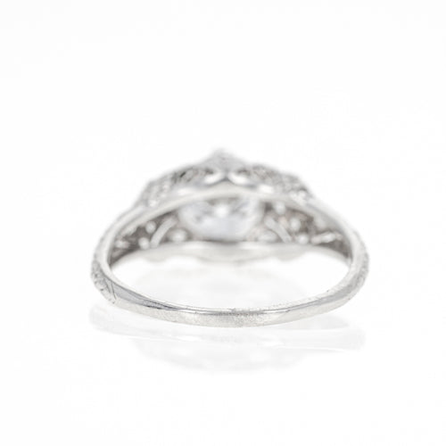 Art Deco 1.08 Carat Old European Diamond Engagement Ring - Queen May