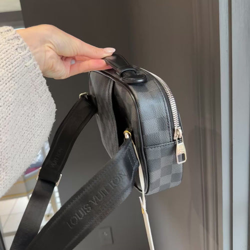 Louis Vuitton Damier Graphite Ambler Waist Bag - Queen May