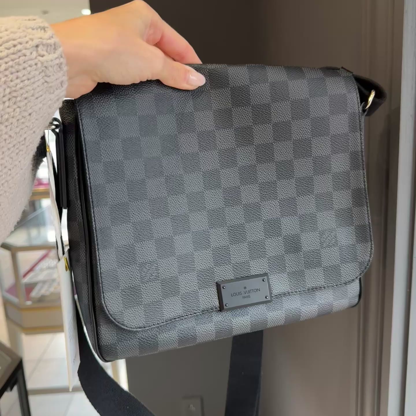 Louis Vuitton Damier Graphite District Bag PM - Queen May