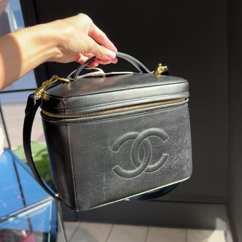 Chanel Caviar Vanity Case