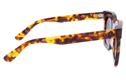DIFF Carson Amber Tortoise/ Blue Steel Gradient Polarized - Queen May
