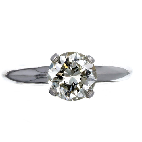 1.50 Carat Round Brilliant Diamond Solitaire Engagement Ring GIA Certified - Queen May