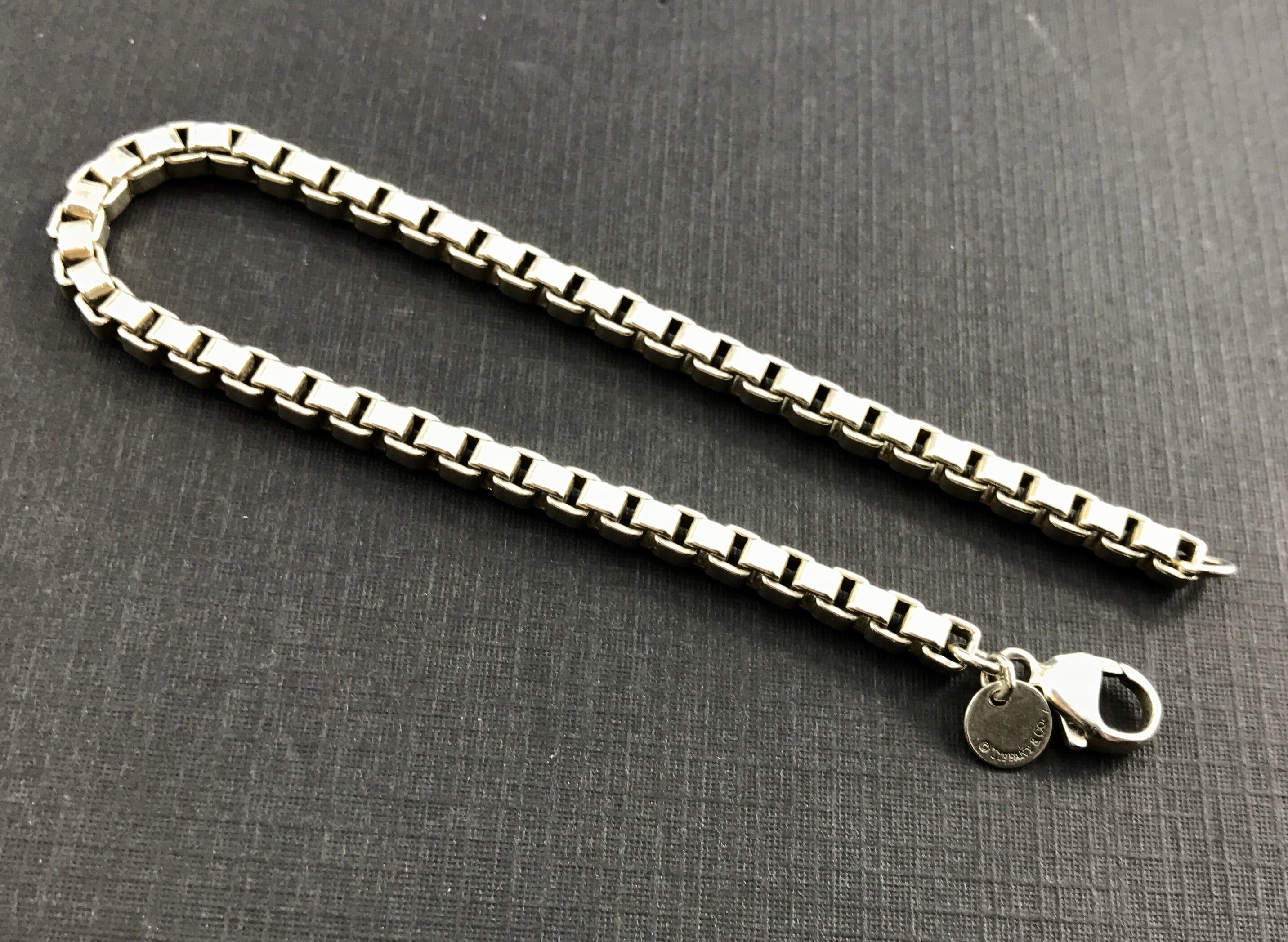 Tiffany Venetian Link Chain Necklace Silver 925 | Chairish