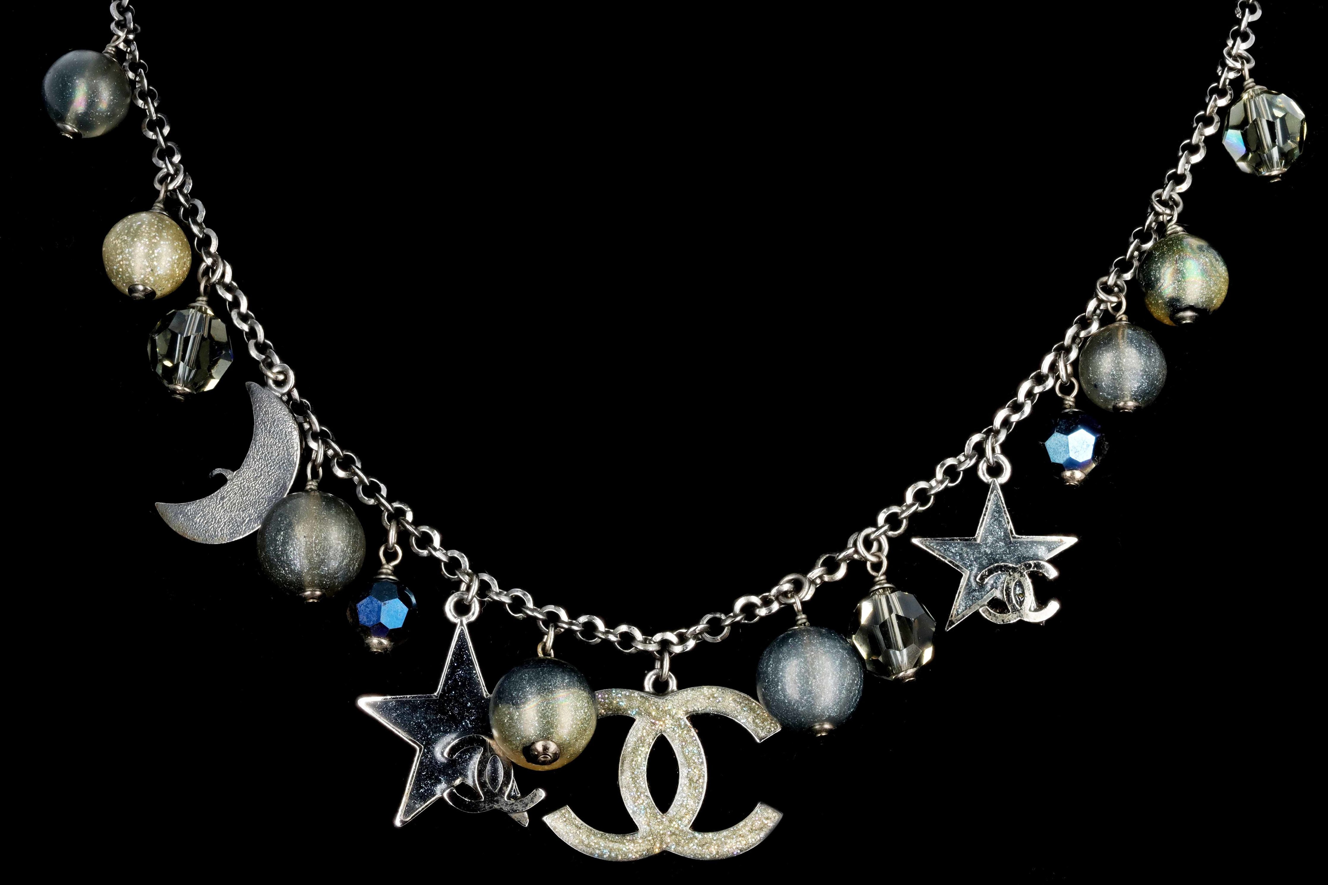 Chanel moon sale necklace