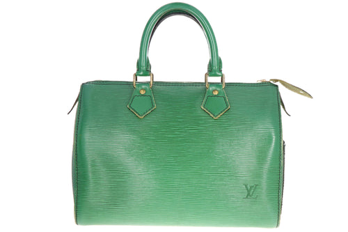 Louis Vuitton Epi Green Speedy 25 - Queen May