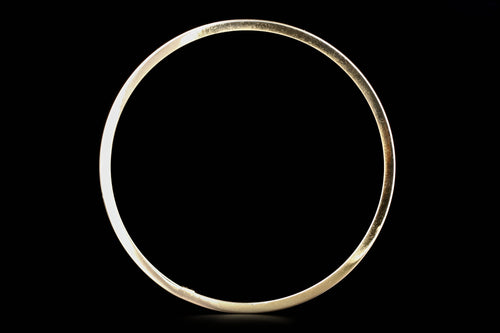 Modern 18K Yellow Gold Bangle - Queen May