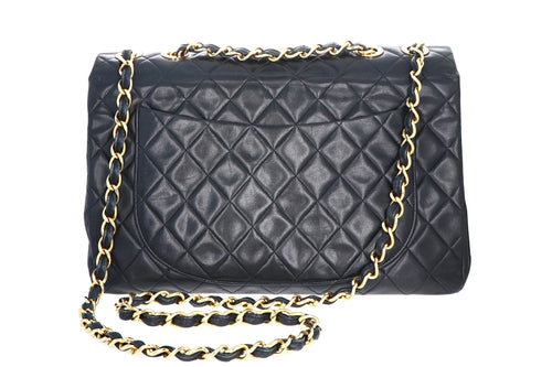 Vintage Chanel Classic Maxi Single Flap Bag - Queen May