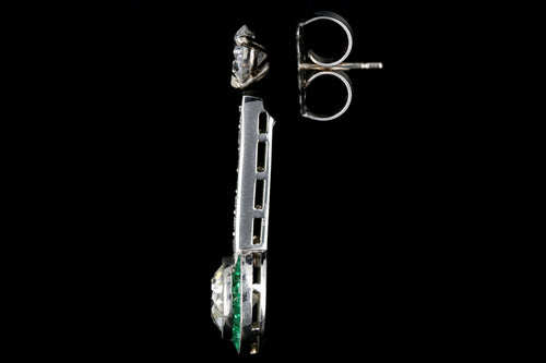 Art Deco Diamond and Emerald Enhancers - Queen May