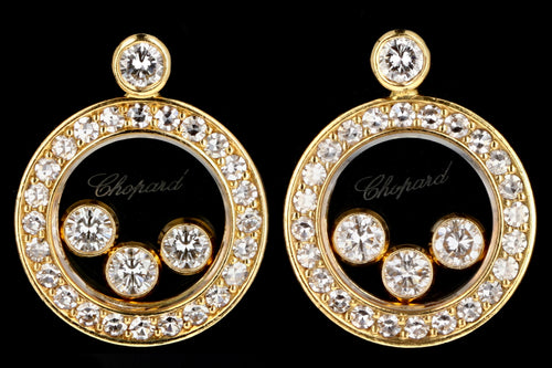 Chopard 18K Happy Diamond Icon Earrings - Queen May