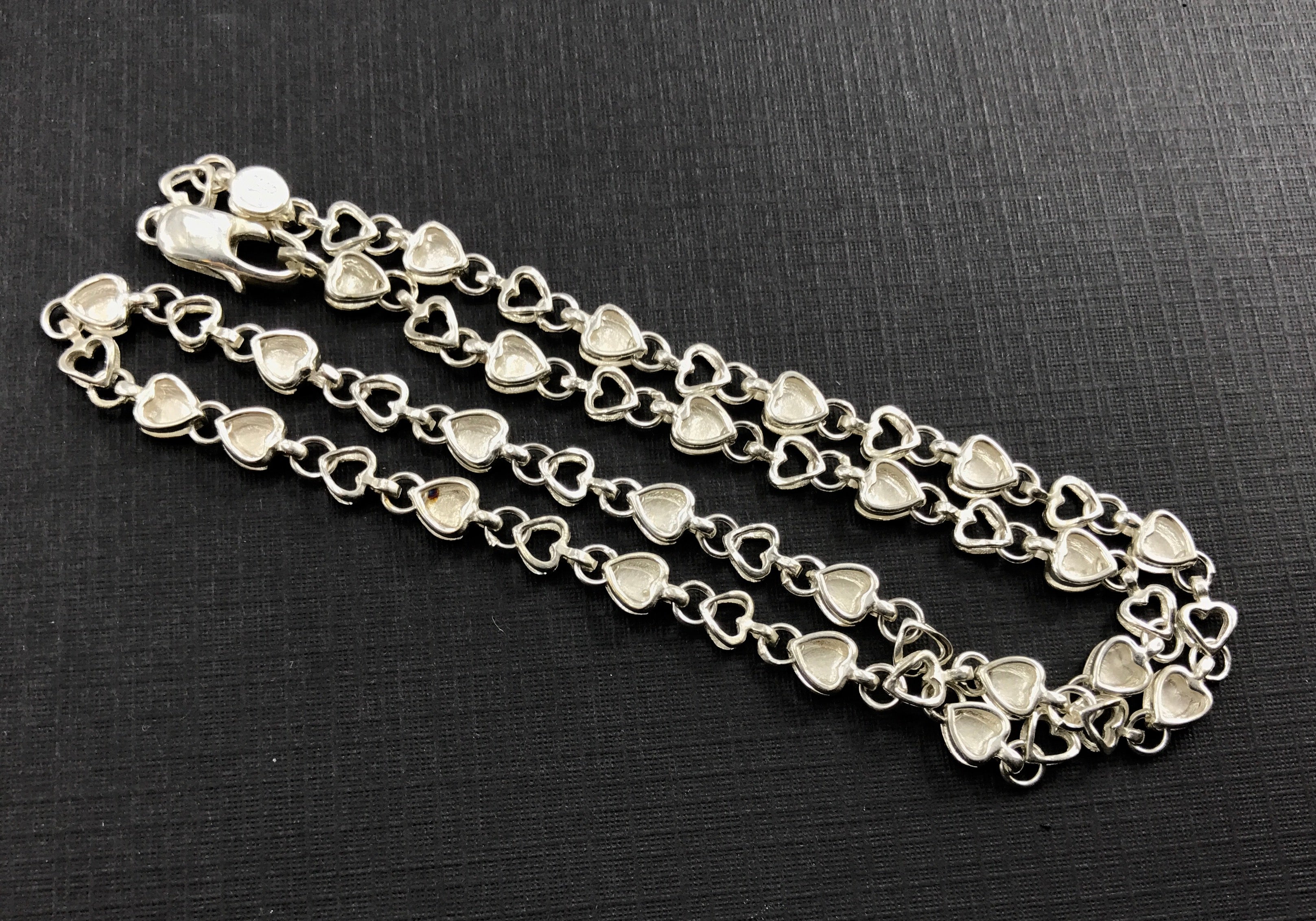 Tiffany & Co. 1.05 CTW Diamond 18 Karat Two-Tone Gold Link Necklace |  Wilson's Estate Jewelry