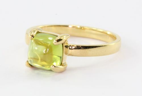 Tiffany 18K Gold Paloma Picasso Sugar Stack Peridot Ring - Queen May