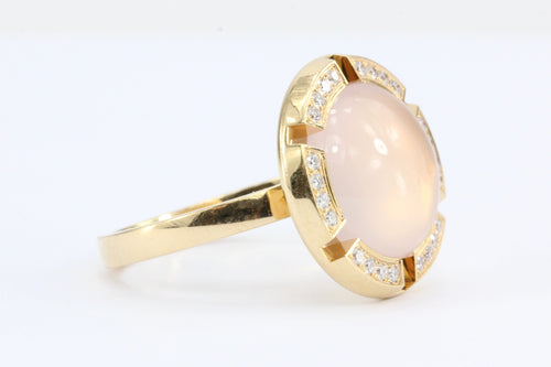 Chaumet Class One Croisiere Rose Quartz Diamond Ring size 8 - Queen May