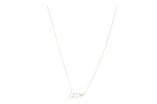 Tiffany & Co. Sterling Silver Love Pendant Necklace - Queen May