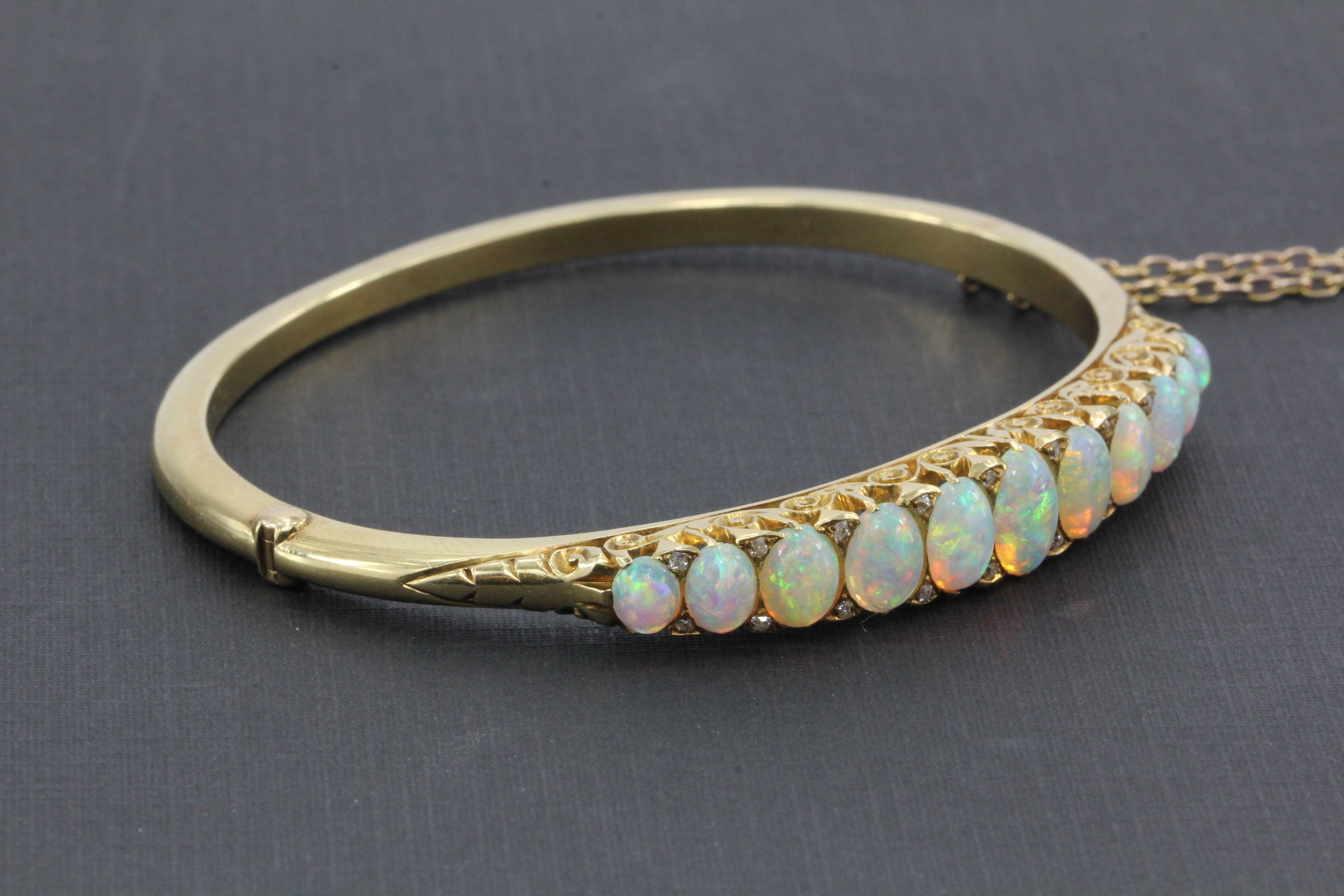 9ct gold sale opal bracelet