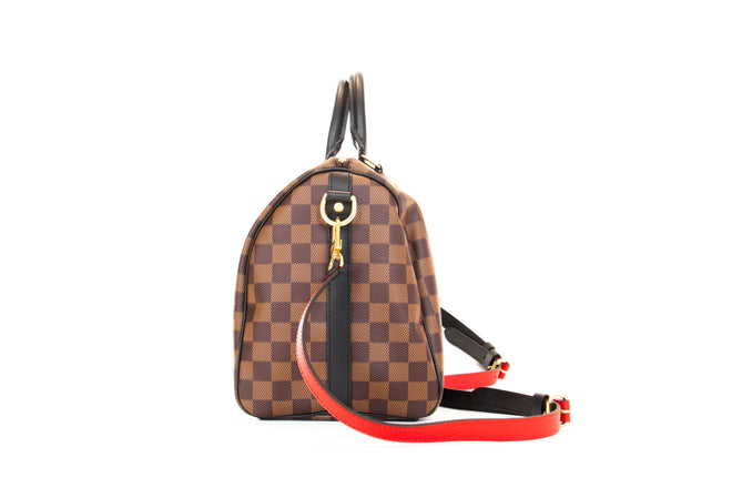 Louis Vuitton, Bags, Louis Vuitton Zippy Wallet Damier Ebene Karakoram Red  Brown Limited Edition