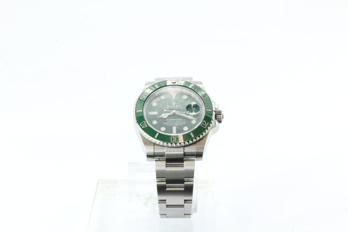 Rolex Submariner Green Dial Steel Oyster Perpetual Date Automatic Mens Watch - Queen May