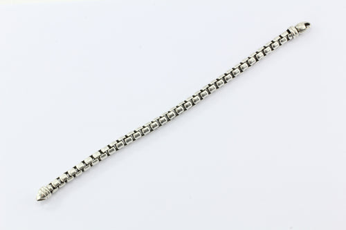 David Yurman 7mm Signature Box Chain Bracelet Men's 8.5