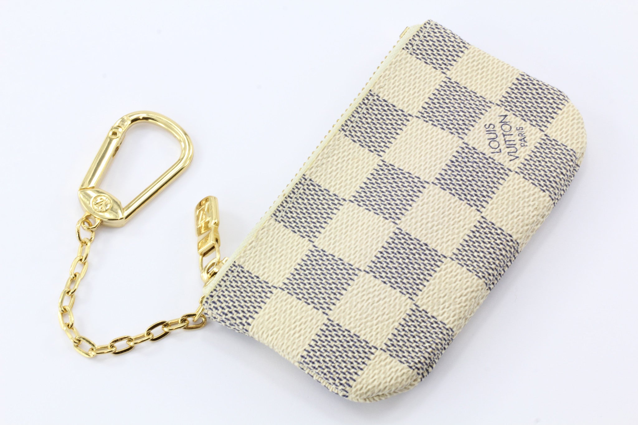 Limited Edition Louis Vuitton Damier Azur Complice Trunks and Bags Key Pouch