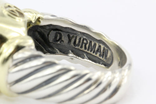 David Yurman Lemon Citrine Large Noblesse Ring - Queen May