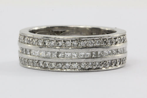 Diamond Platinum 2.34 CTW Eternity Band Size 8.75 - Queen May