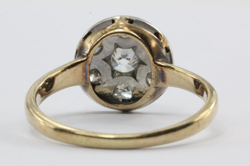 Antique Edwardian 14K Gold & Platinum Old European Diamond Engagement ...