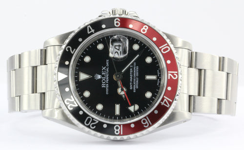 Rolex GMT Master II 16710 1996 Oyster Perpetual Red & Black Coca Cola Watch - Queen May