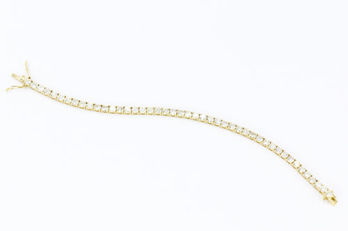 9 CTW 45 Diamond 14K Gold Tennis Bracelet - Queen May
