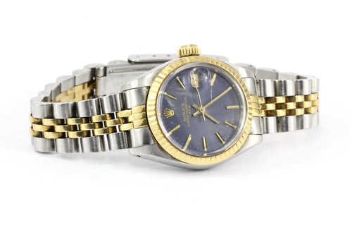 Rolex Ladies Datejust 6917 Stainless Steel & 14K Yellow Gold - Queen May