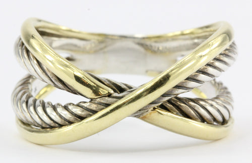 David Yurman x Crossover Ring with Gold