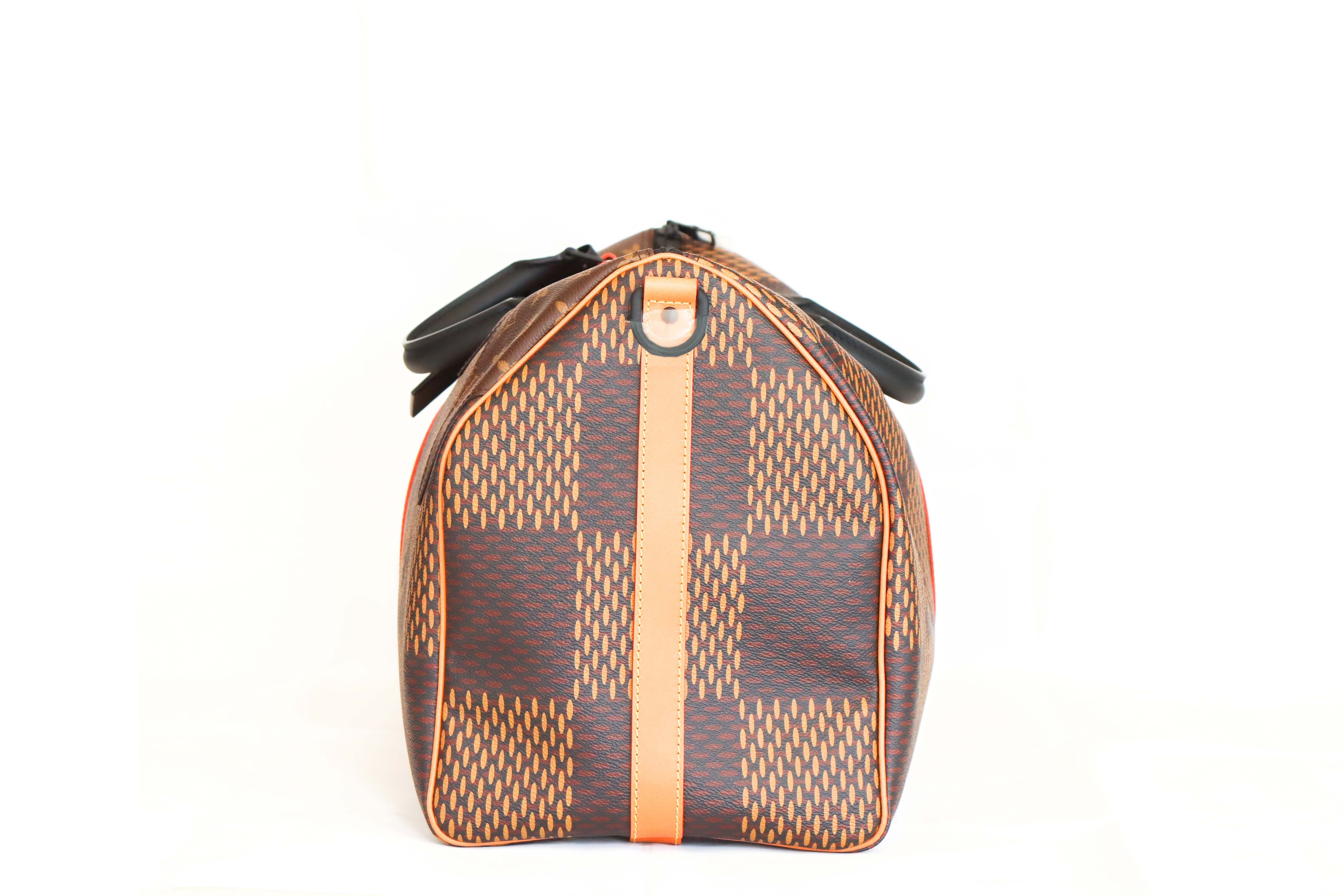 Shop Louis Vuitton DAMIER 2020 SS Nigo Illustre Bag Charm & Key Holder  Damier Ebene Giant by BrandStreetStore