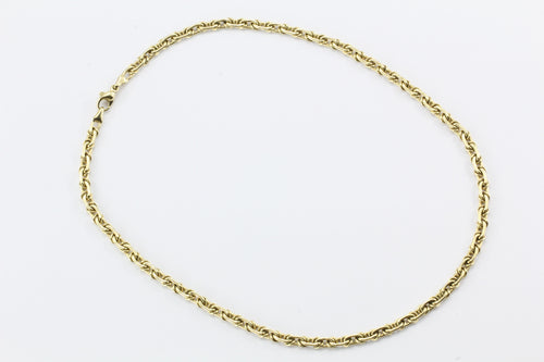 Vintage Tiffany & Co 14K Yellow Gold Chain Necklace 18" c. 1980's - Queen May