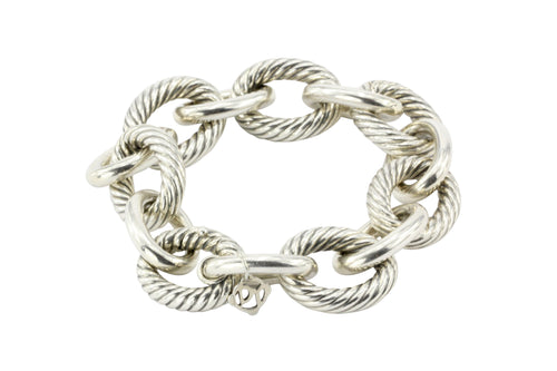 David Yurman Extra Large Oval Link Bracelet - Queen May