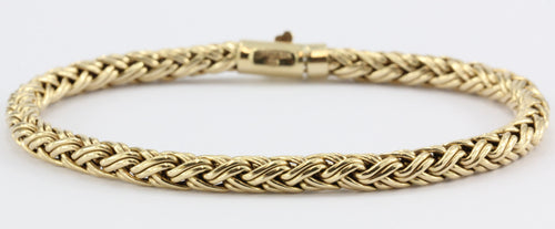 Vintage 14K Gold Tiffany & Co Woven Braided Bracelet - Queen May
