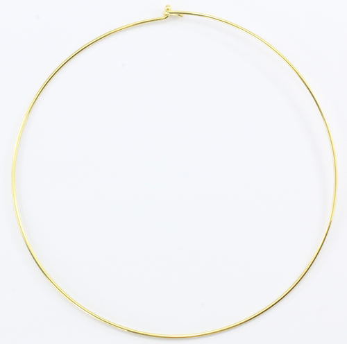 Tiffany & Co 18K Gold Simple Hook Collar Necklace - Queen May
